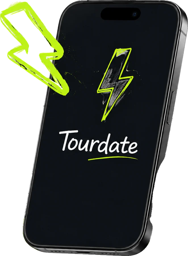 Tourdate app splash screen